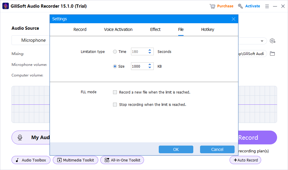 Recorded file management
