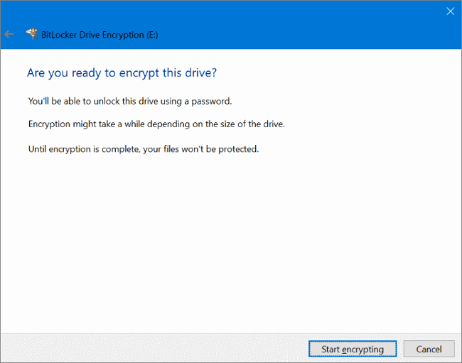 password protect a folder without software via bitlocker-4