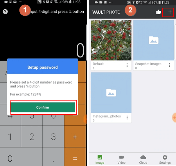 Set up Calculator Lock on Android