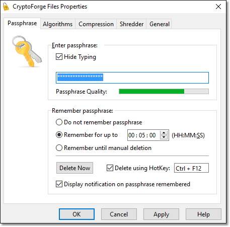 folder encryption software - cryptiforge