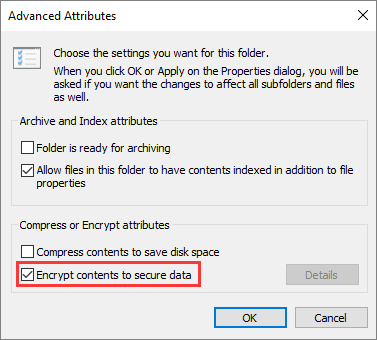 Encrypt a video file with Windows EFS