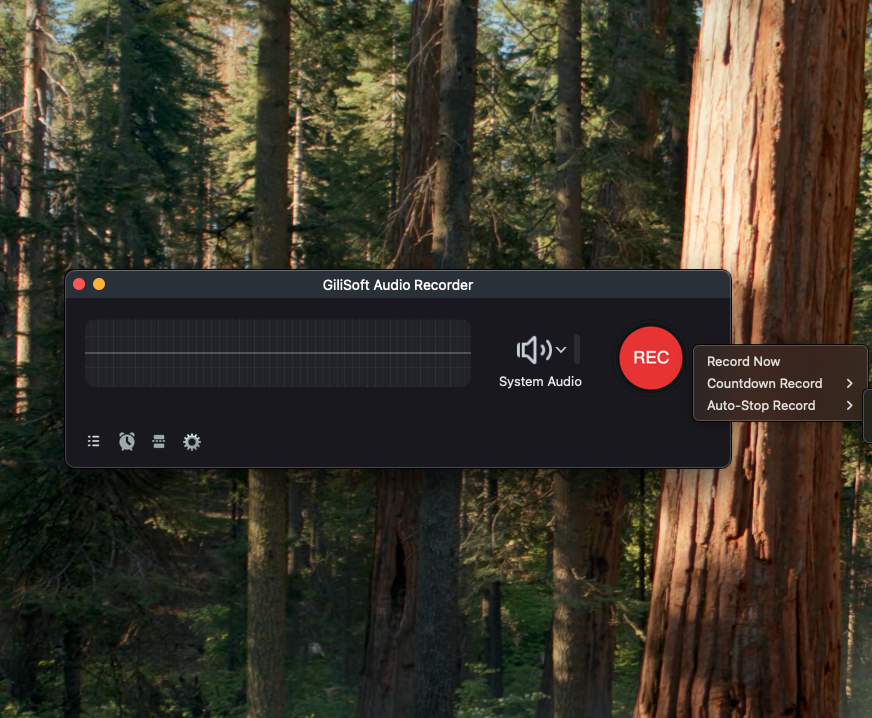 Prepare a recording task on Mac