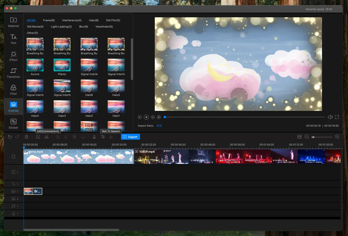 Review the Mac video editing settings and result