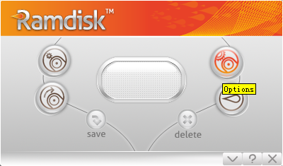 RAMDisk options button