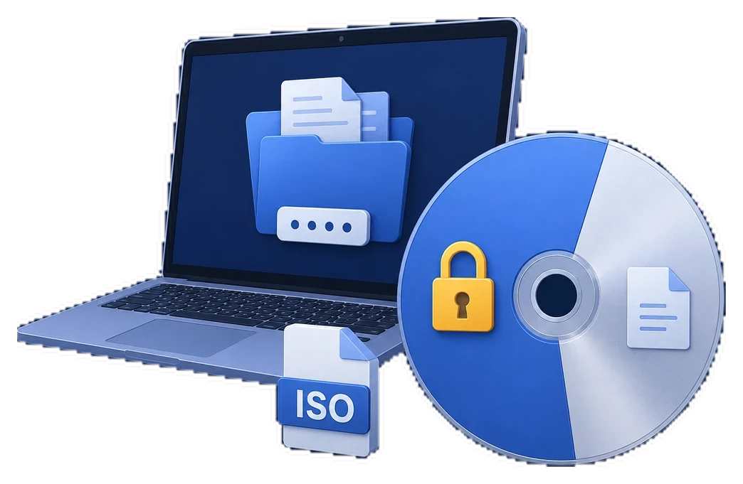 GiliSoft Secure Disc Creator protected disc illustration